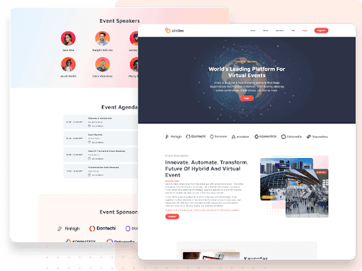 custom landing page