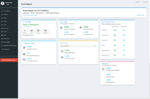 reporting virtual event features