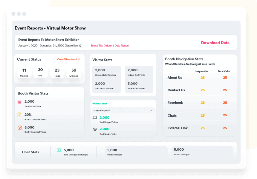 vFairs Feature Set