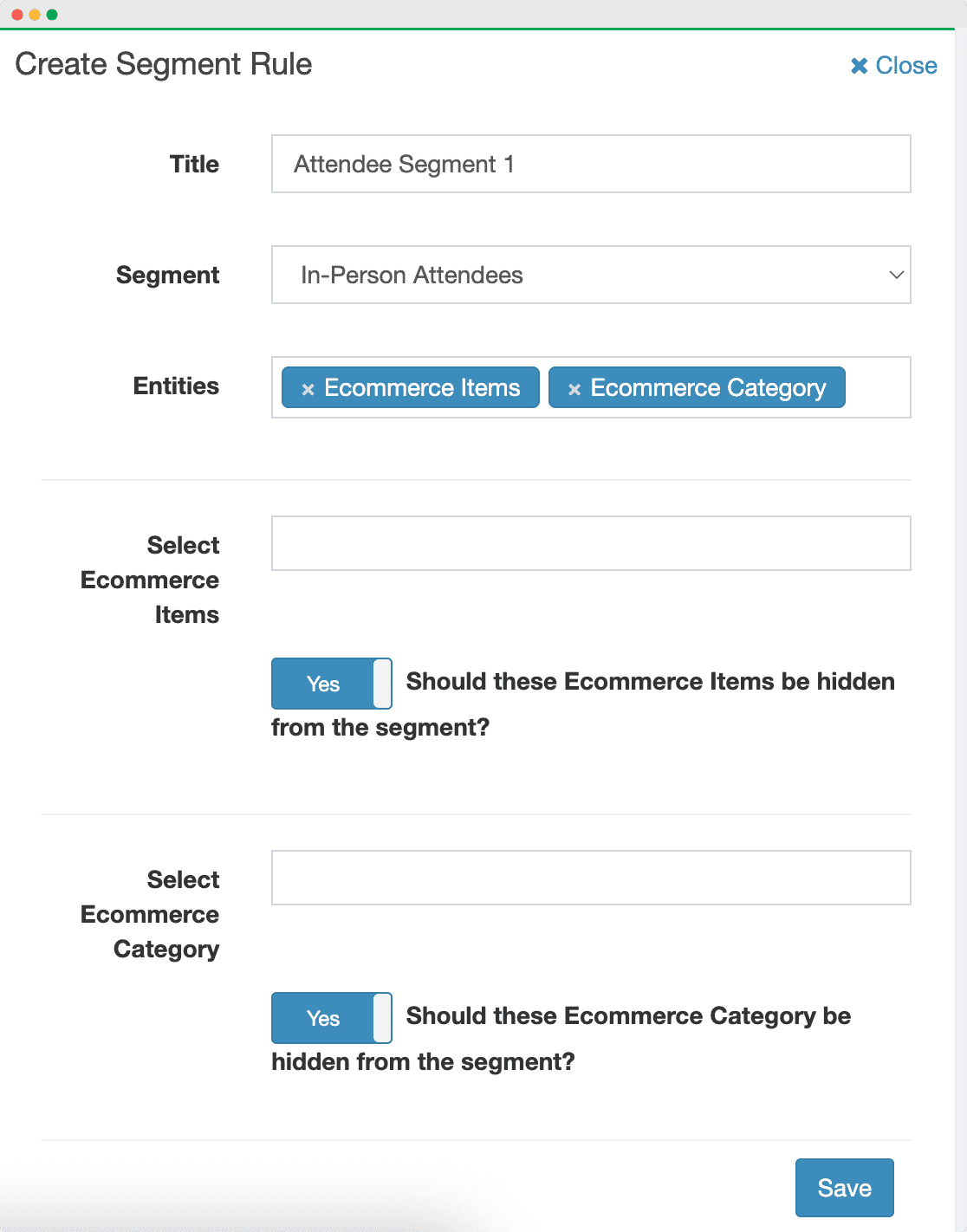 segmentation rules for e-commerce listings